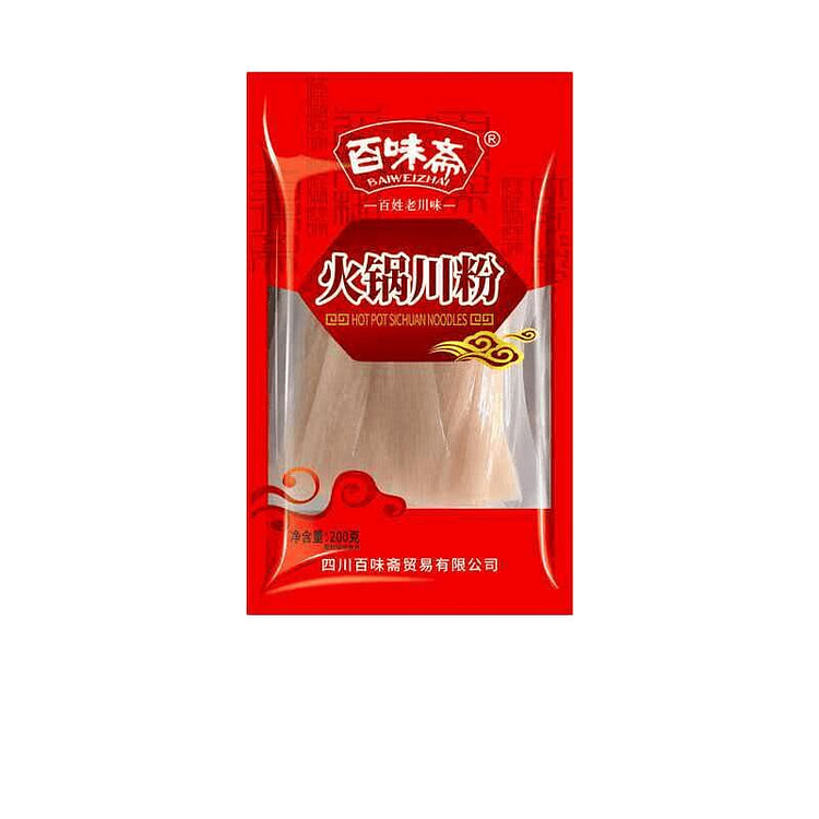 Baiweizhai Hot Pot Sichuan Noodles *1 bag 200 g