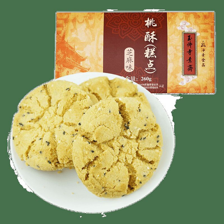 Yufo Temple:Sesame-Flavored Peach Crisp 260 g