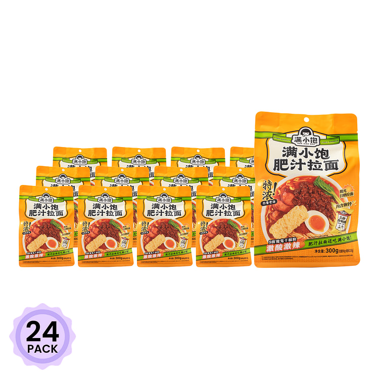 满小饱 肥汁拉面 300 克*24 包
