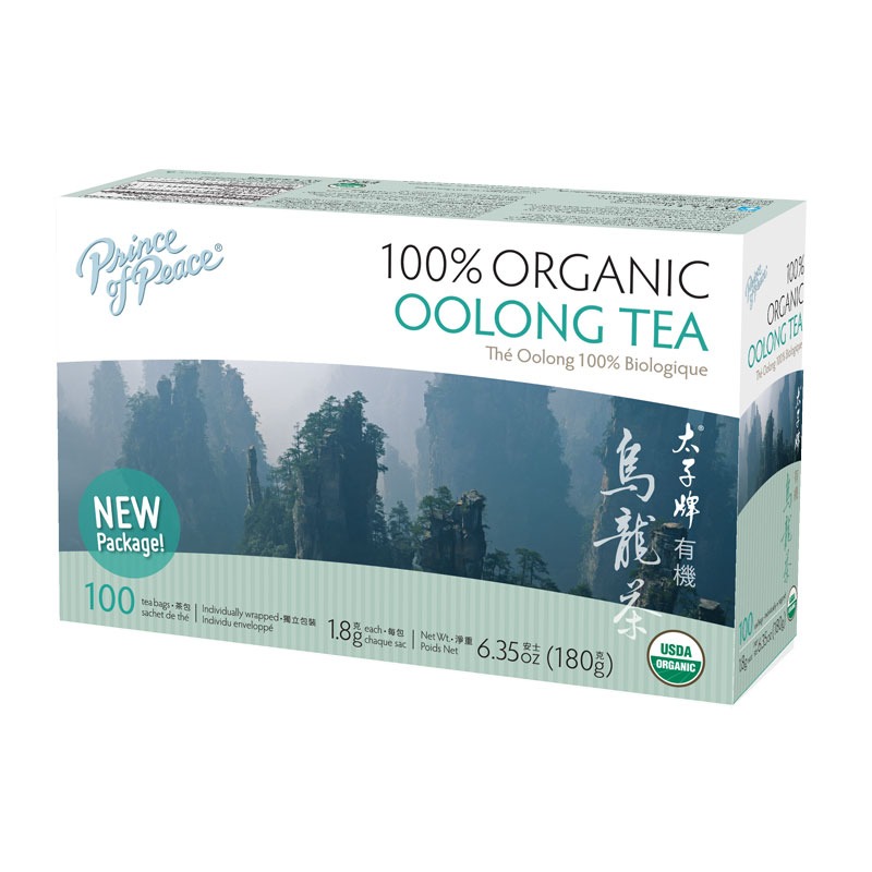 太子牌有機烏龍茶, 100茶包 1 盒