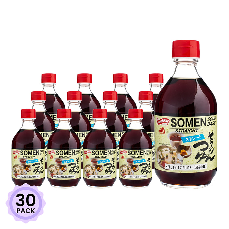 Marutomo Somen Soup Base Straight 360 ml*30 pack