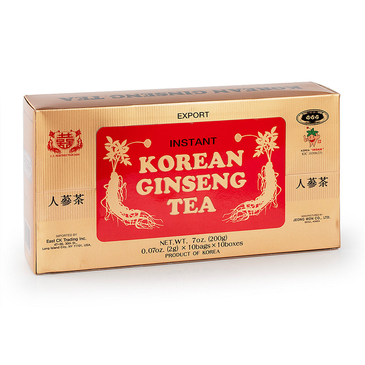 Instant Korean Ginseng Tea 100bags 1 each