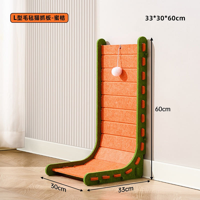 L-shaped cat claw board Felt cat claw board 1 each