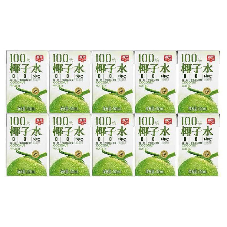 Chunguang Coconut Water 100ml*10 packs 1000 g