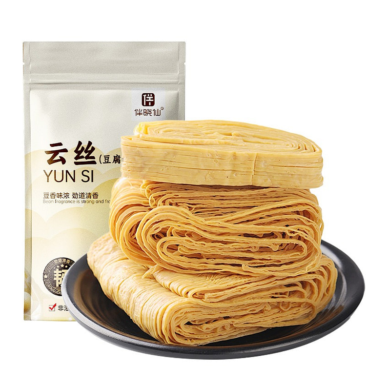 伴晓仙 原浆豆腐丝 云丝 素食凉菜火锅食材1袋 200 克