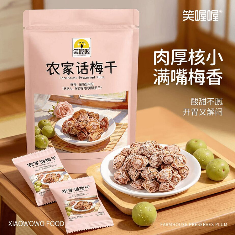 笑喔喔 农家话梅干500gx1袋 500 克