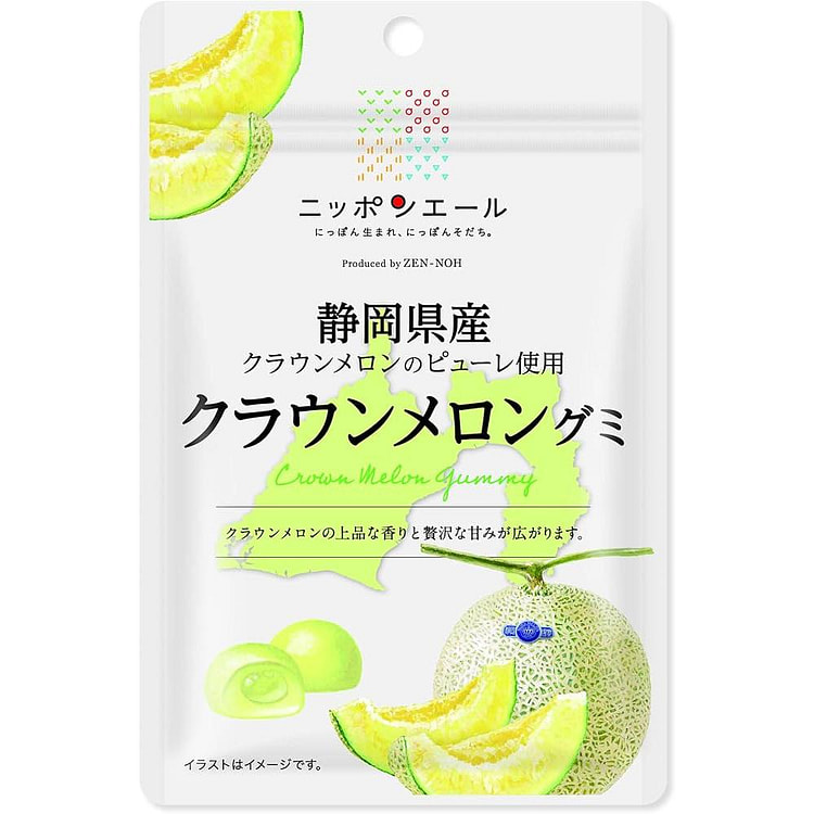 Nippon Ale Shizuoka Crown Melon Gummy 40g 1 each