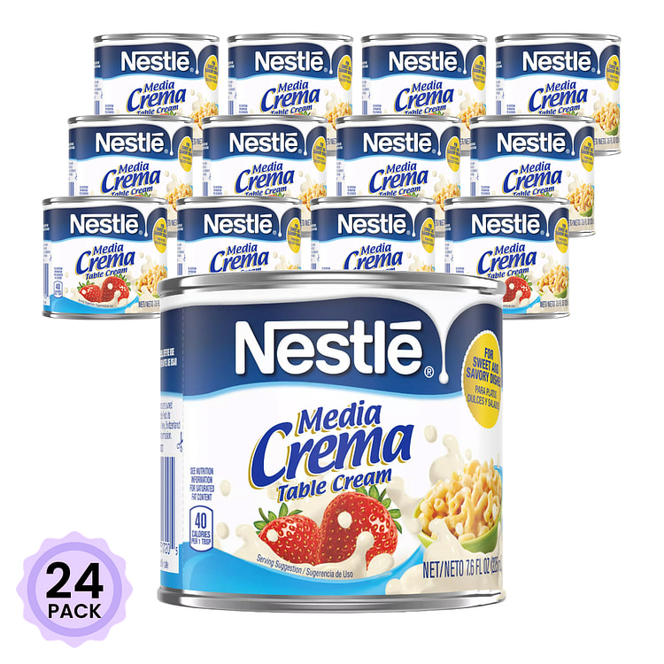 Nestle 淡奶油 7.6 盎司*24 包