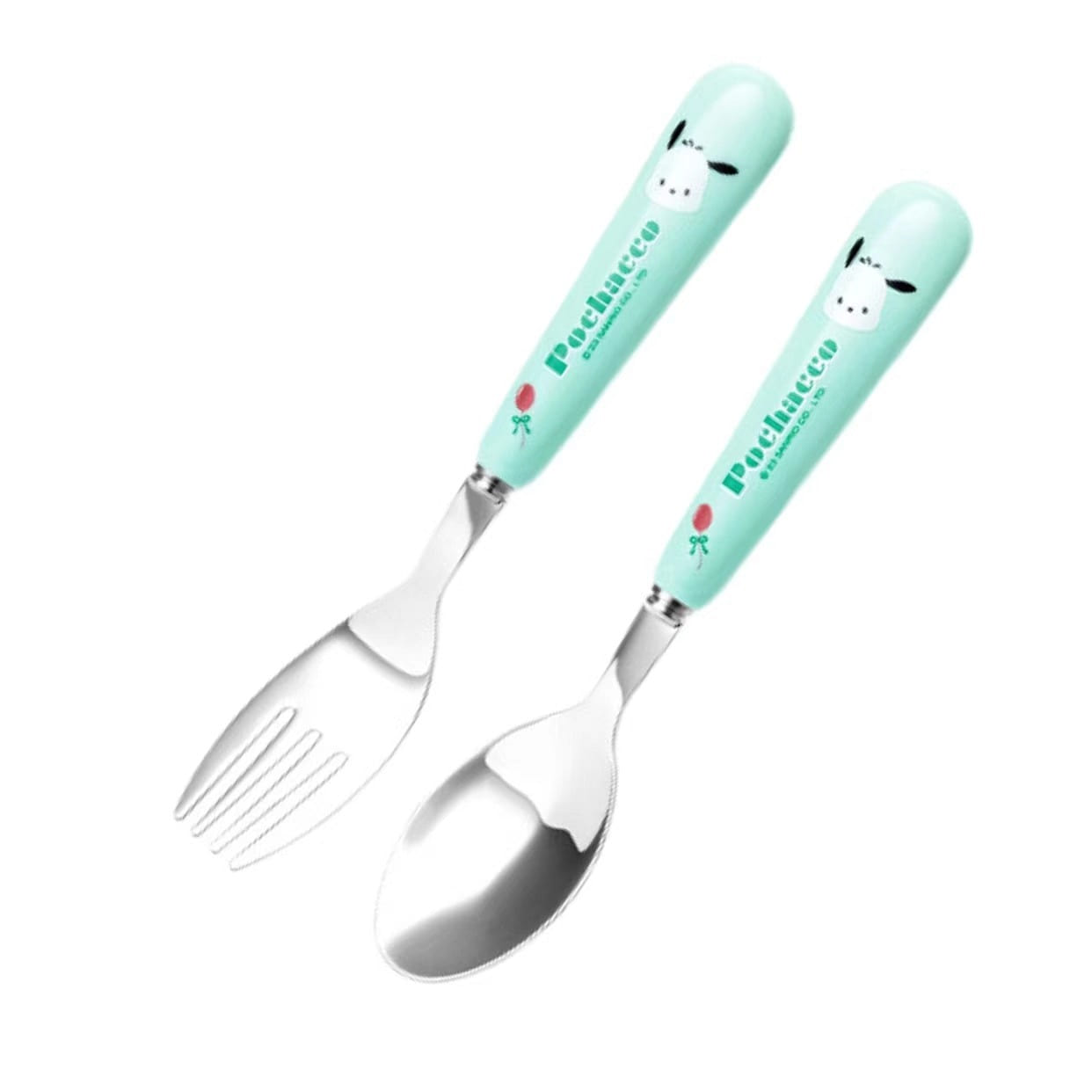 Sanrio Children’s Spoon Set Stainless Steel Ceramic Spoon-Pachacco 1 Set 1 each