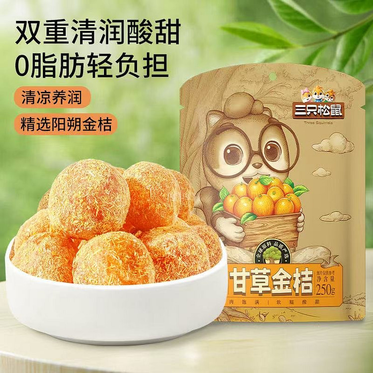 Three Squirrels Licorice Kumquat