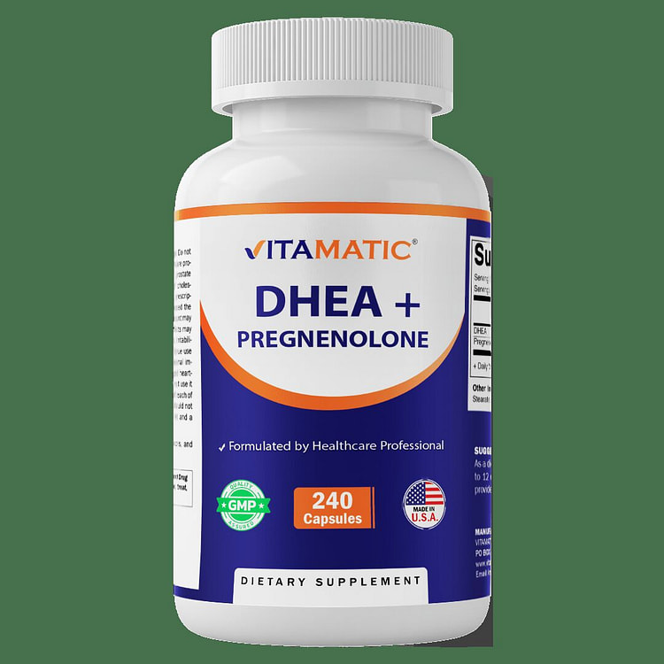 DHEA + Pregnenolone - 240 Capsules 1 each