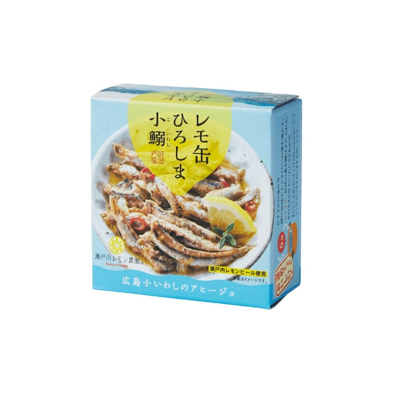 瀬戸内レモン農園 レモ缶ひろしま小鰯のアヒージョ 85g 1 個