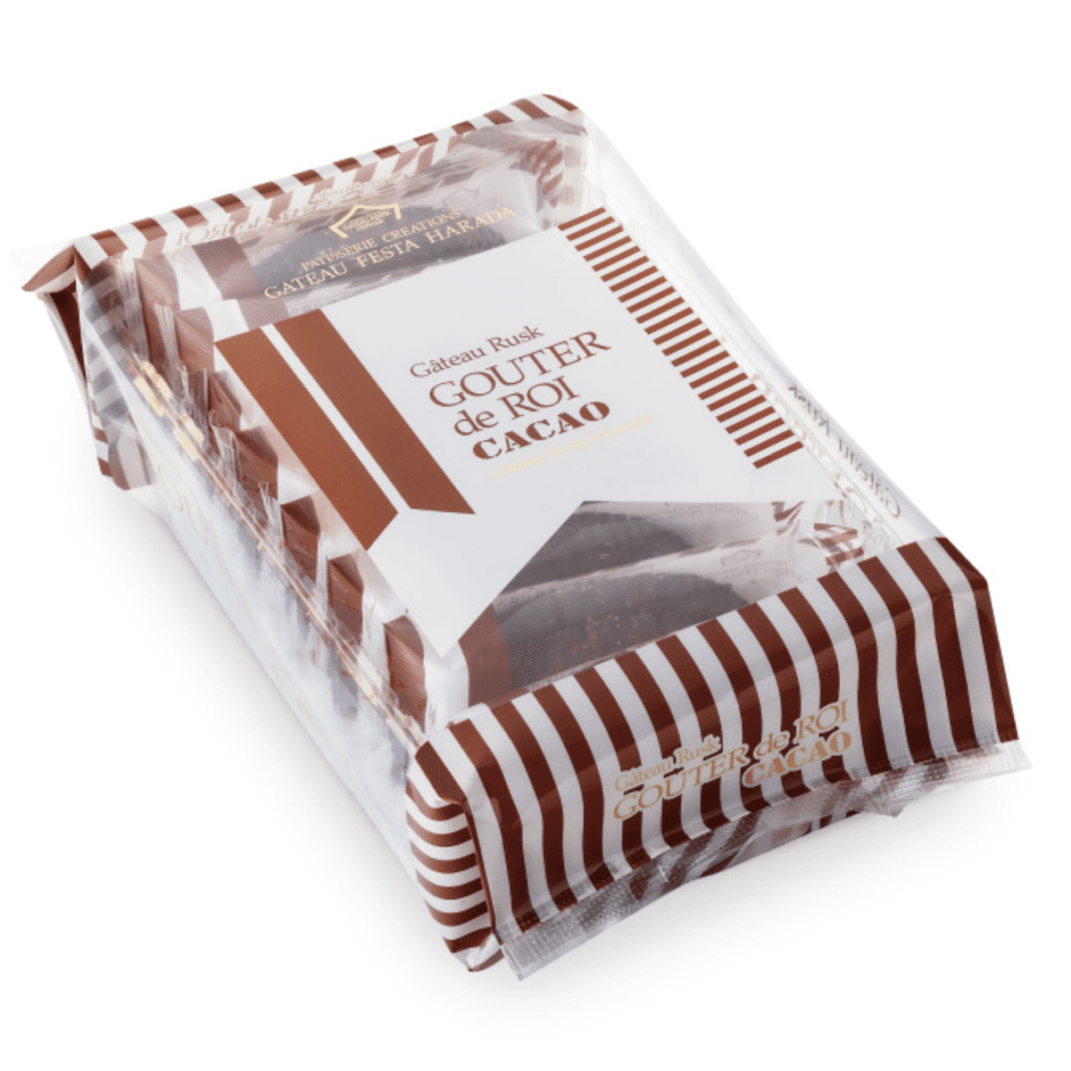 GATEAU FESTA HARADA Gouter De Roi Cacao Flavor Rusk 16 pcs 1 each