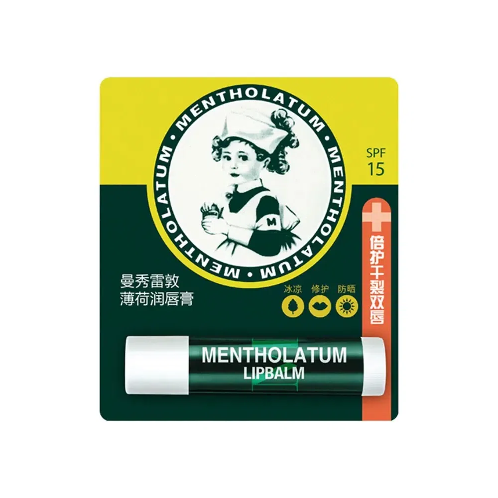 Mentholatum Mint Lip Balm SPF Protection 1pc 3.5 g