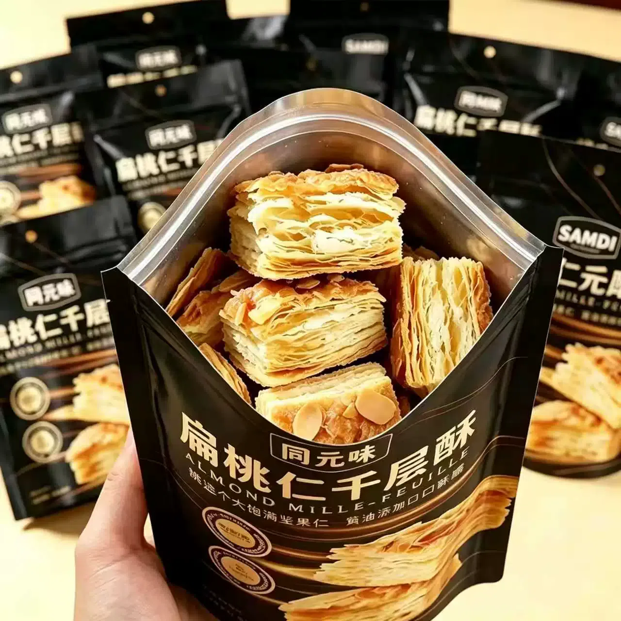 Tongyuan style almond kernel thousand layer pastry 100 g