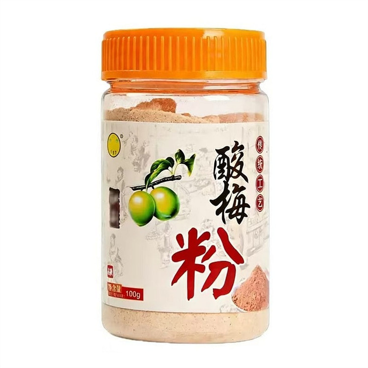 乐开淘 酸梅粉 梅子粉  水果伴侣配料 100g 1 瓶