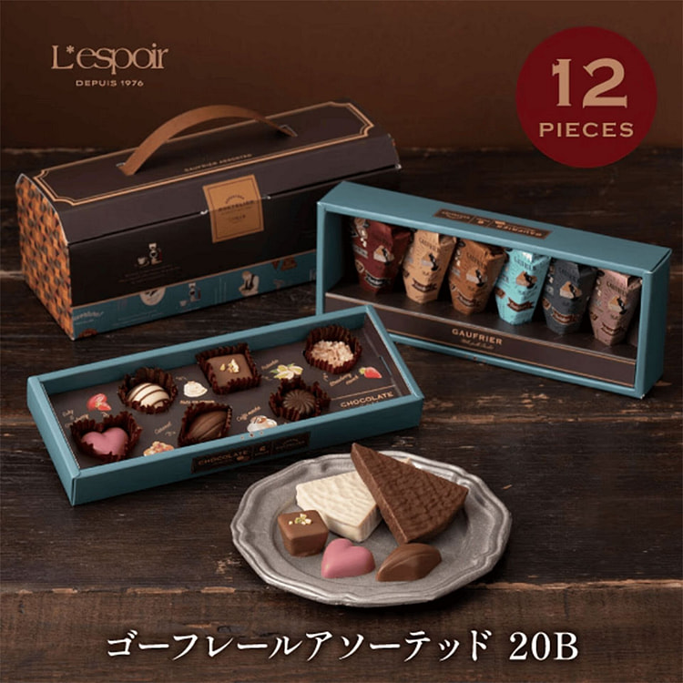 神户风月堂 法兰巧克力酥薄饼礼盒装 12枚 1 份