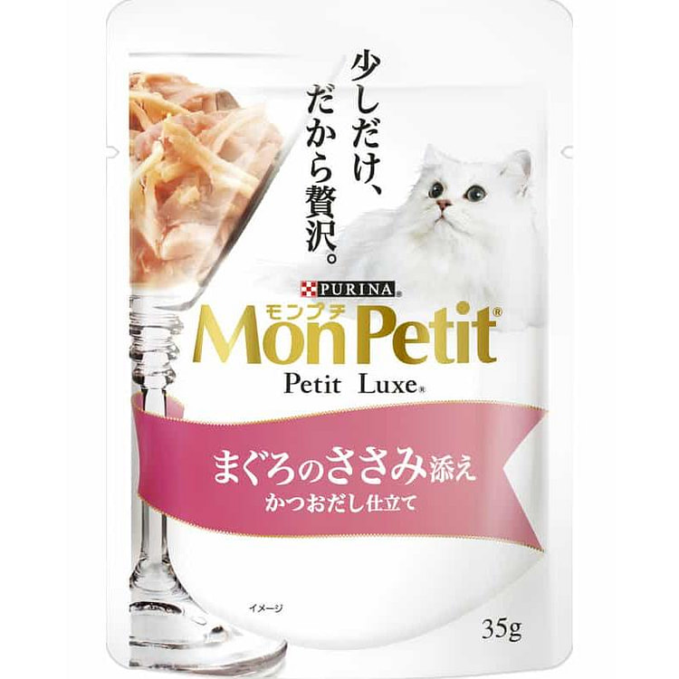 モンプチプチリュクスパウチまぐろのささみ添え 1 個