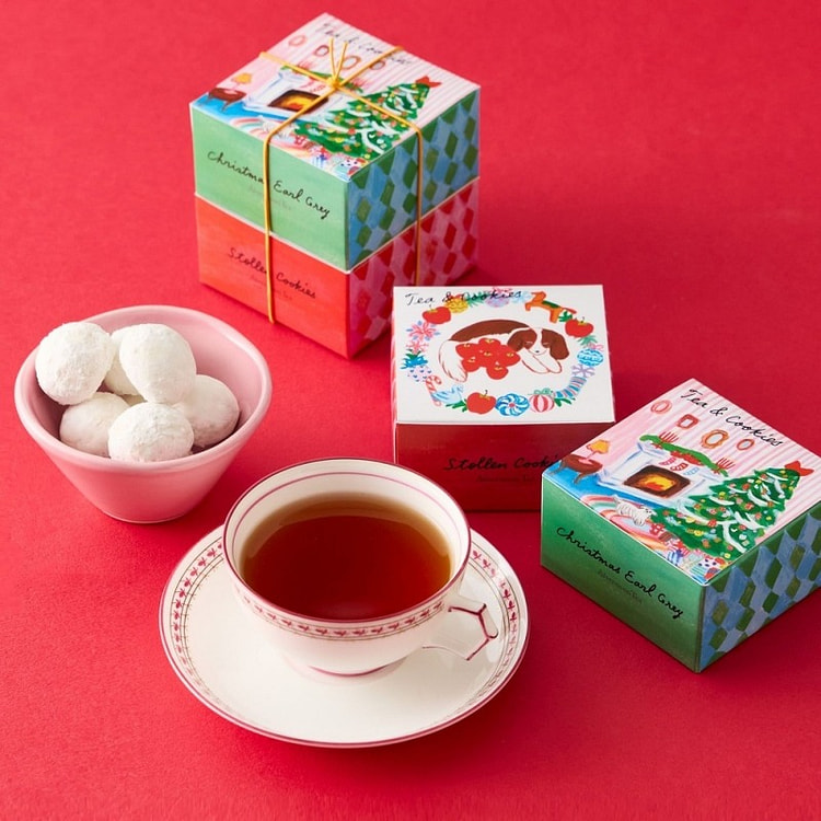 Afternoon Tea Christmas Limited Edition Christmas Earl Grey & Stollen Cooki
