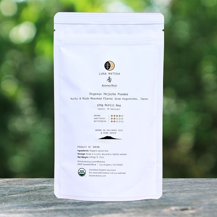 Organic Hojicha Powder 100g Bag 1 each
