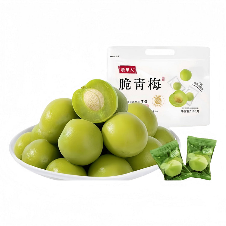 牧果人 脆青梅独立包装酸甜爽口 100g*1袋 100 克