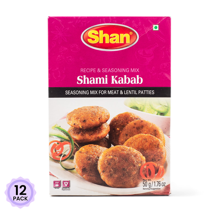 Shan 混合调味料(Shami Kabab) 1.76 盎司*12 包