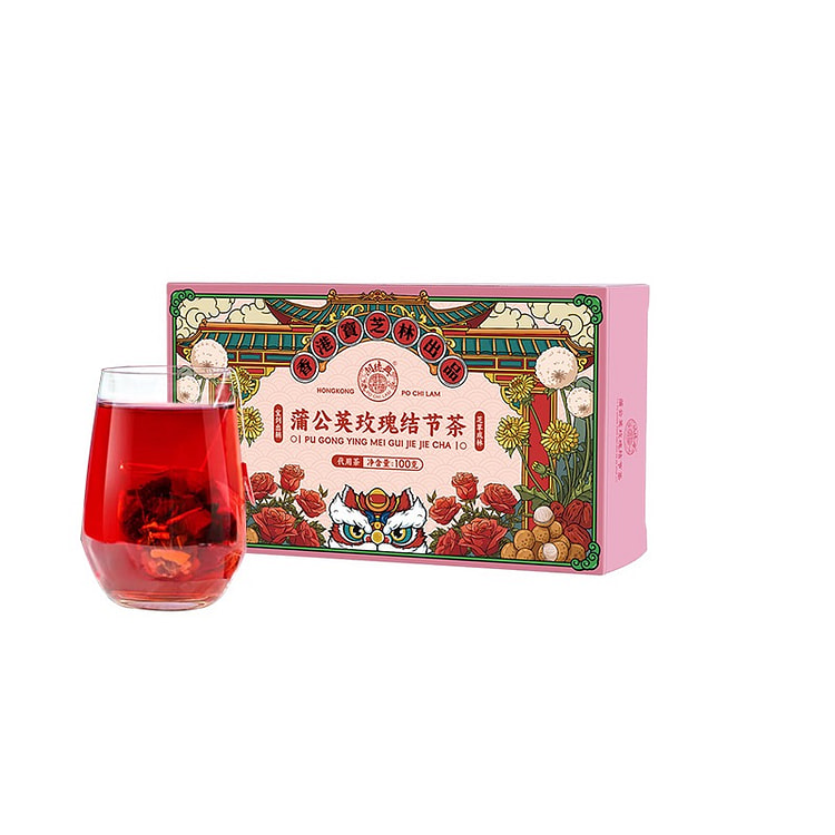香港宝芝林 蒲公英玫瑰结节养生茶包散结消肿清热解毒