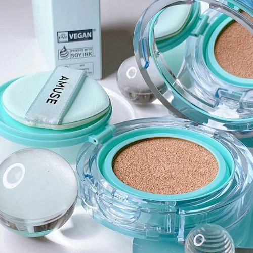 Korea Direct - AMUSE Meta Fixing Vegan Cushion SPF 45 PA++ 15g