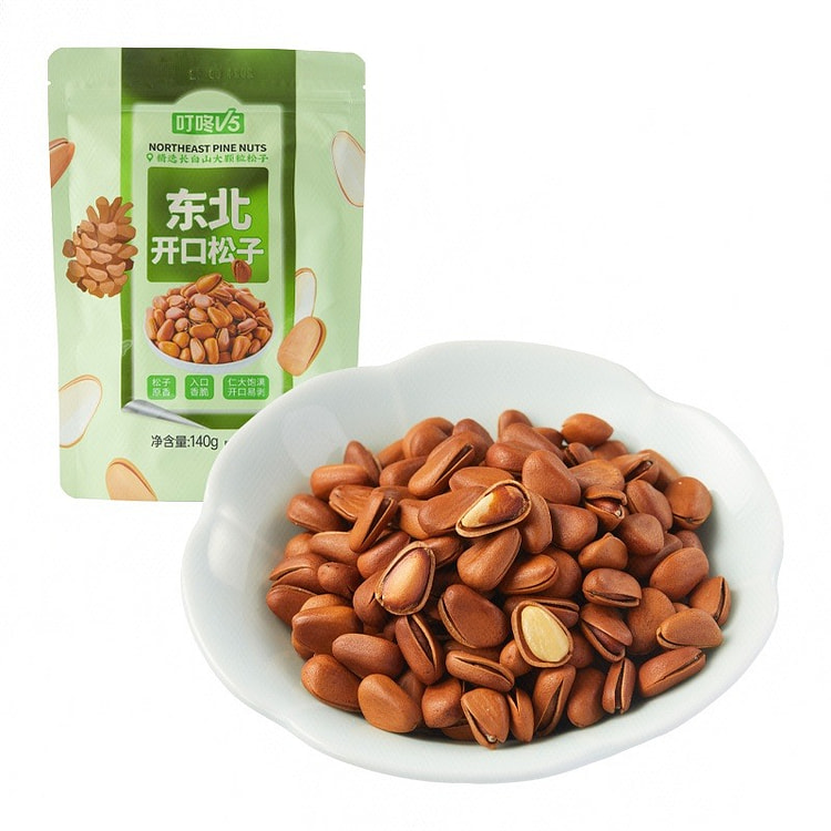 叮咚V5 东北开口松子王 140 克