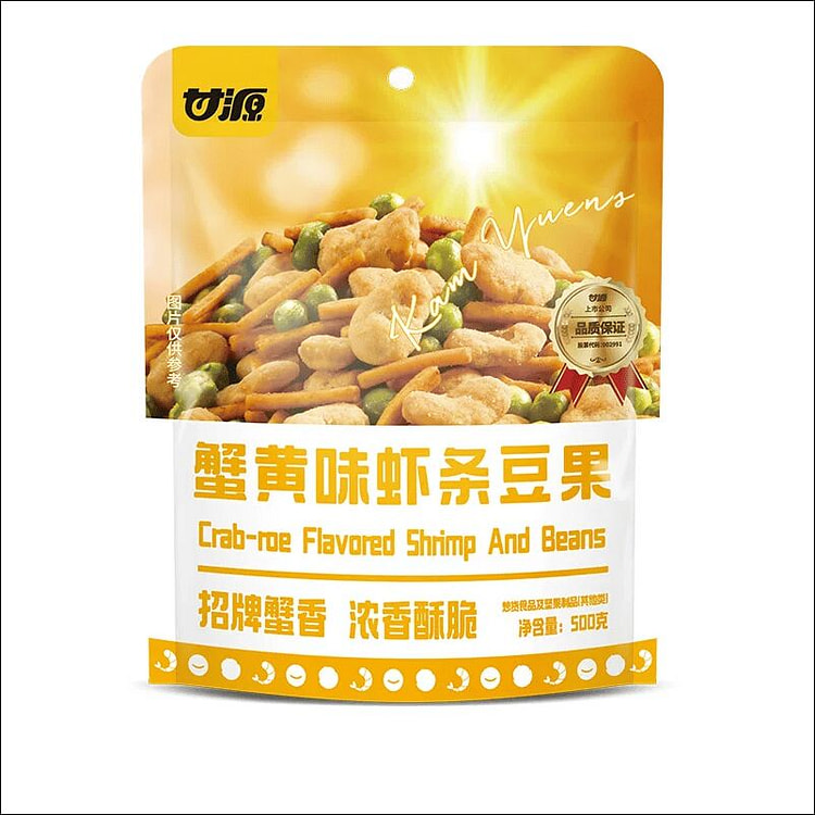甘源蟹黄味豆果500g 500 克