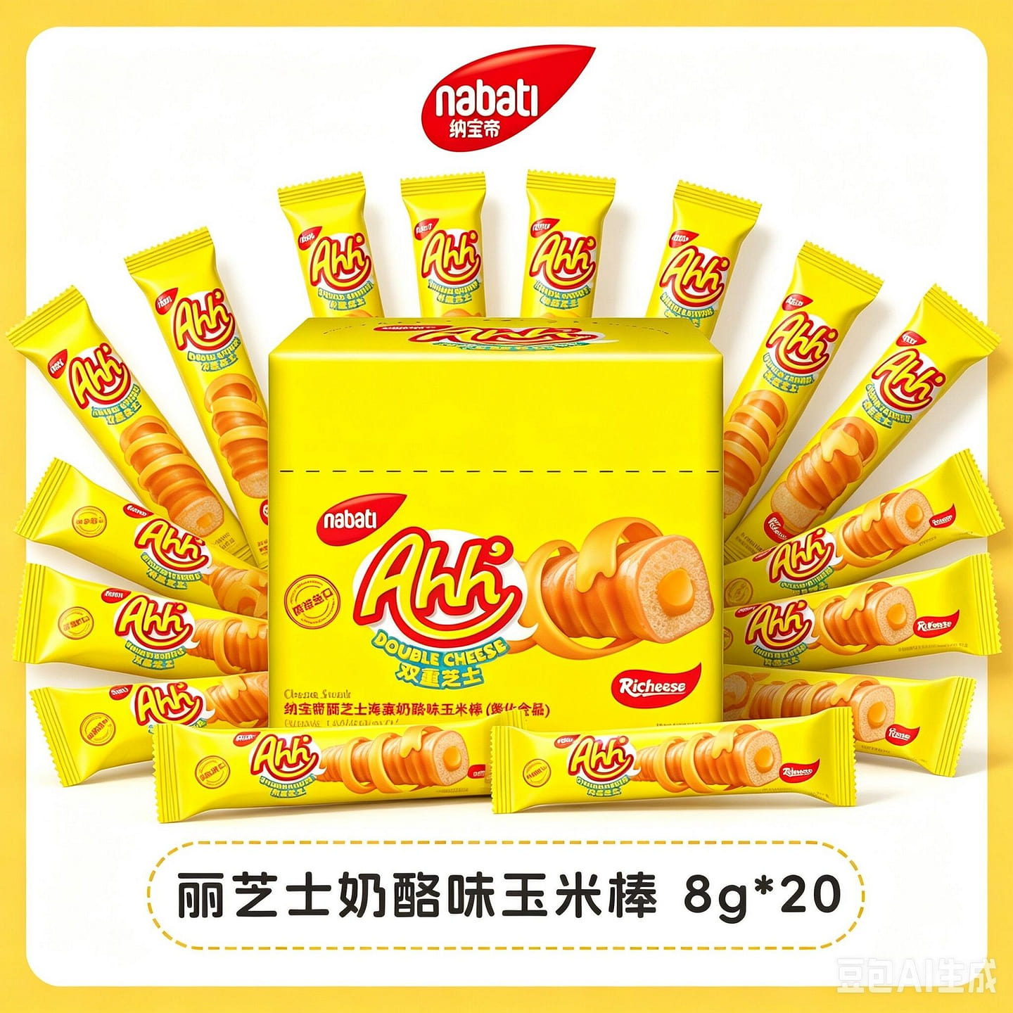 Nabati Cheese corn cob 160g cheese flavor 160 g