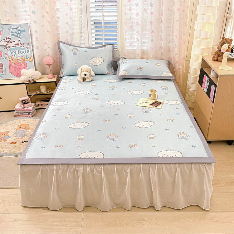 Cool Mat Set Cloudy Pup Queen Size