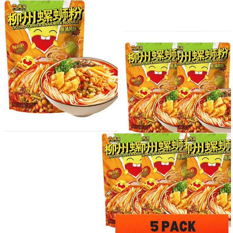 Choubao Snail Rice Noodles (Original)360g*5pcs 360 グラム