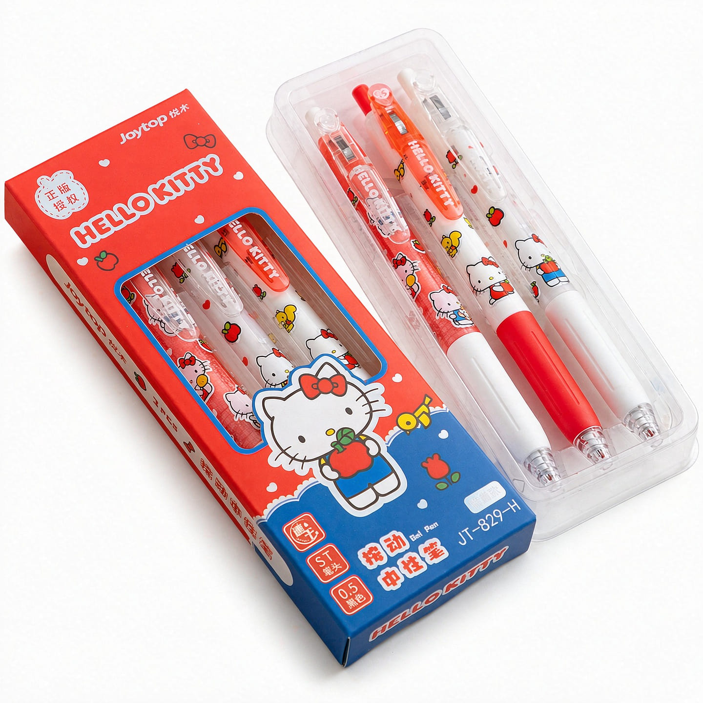 Press The Ballpoint Pen 3-pack 0.5mm – Hello Kitty 1 box