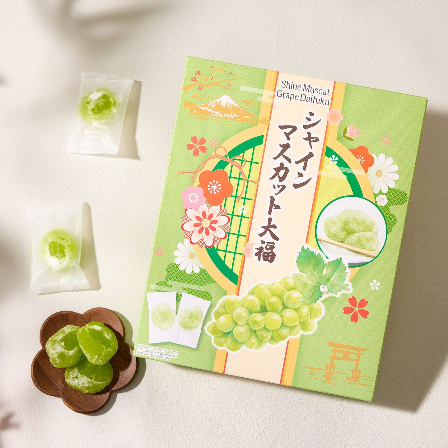 Shine Muscat Mochi (16 pieces) 389 g