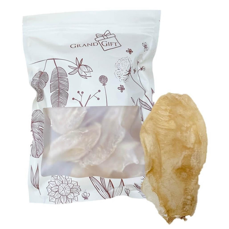 Premium Dried Croaker Fish Maw Medium Size (8oz)