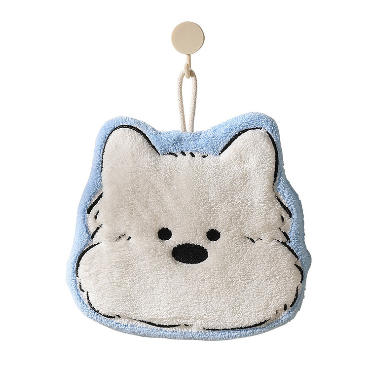 The Wall-mounted Hand Towel - West Highland Blue 1 count