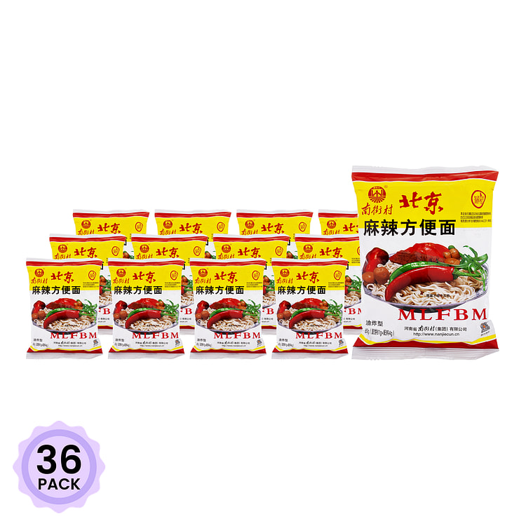 NANJIECUN Beijing Hot Spicy Instant Noodle 65 g*36 pack