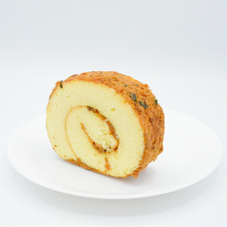 Savory Swiss Roll with Pork Floss and Seaweed