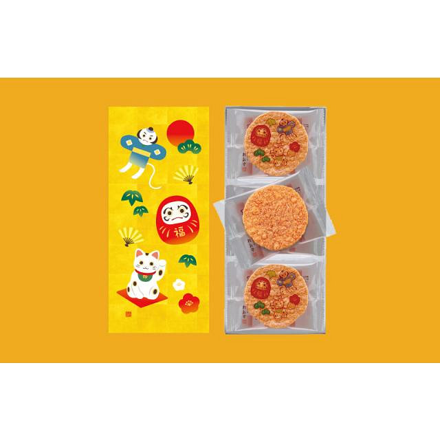 KEISHINDO Year of the Horse Red Shrimp Chips 10pcs 1 each