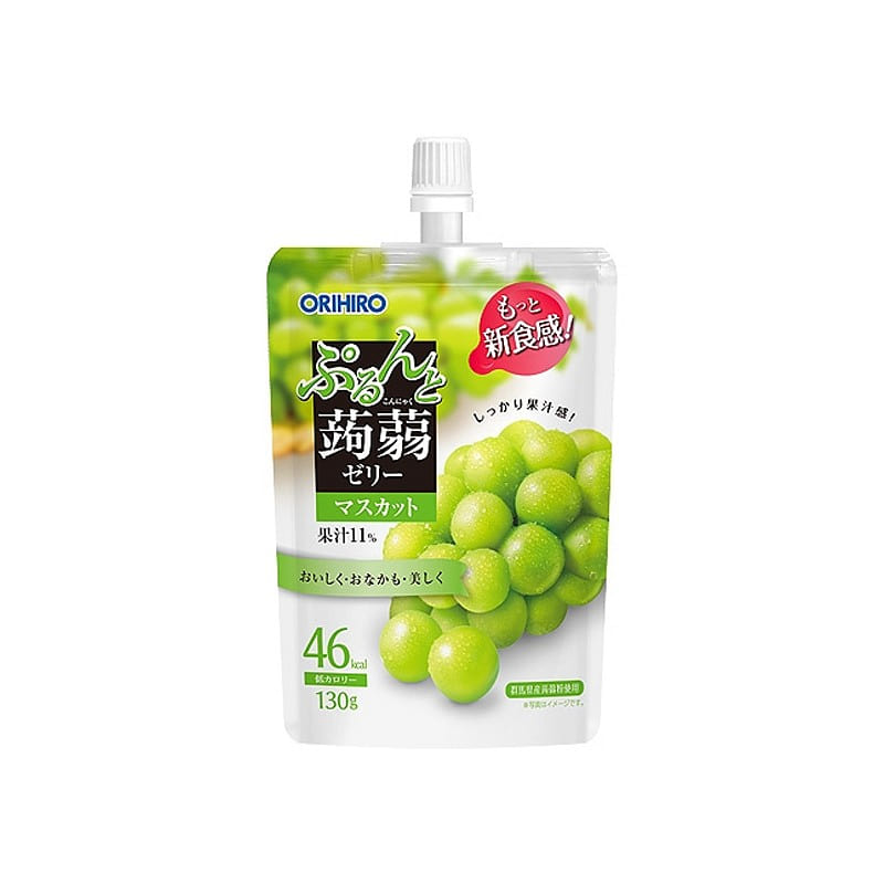 Thạch Konjac ORIHIRO vị nho ít calo 130g 1 phần