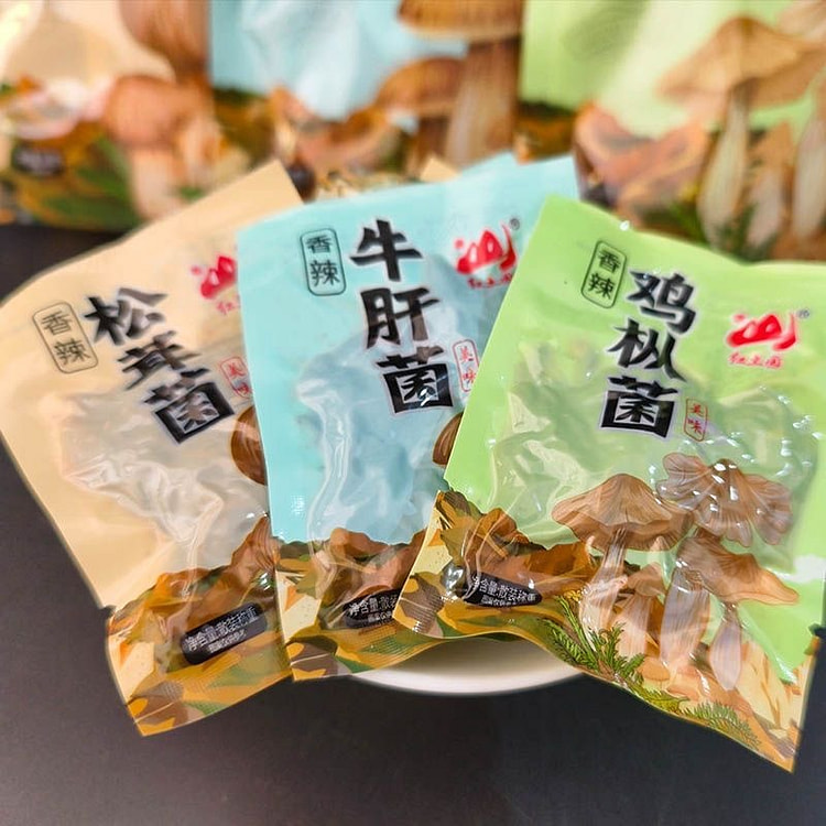 云南特产鸡枞菌松茸菌牛肝菌混合味 10袋