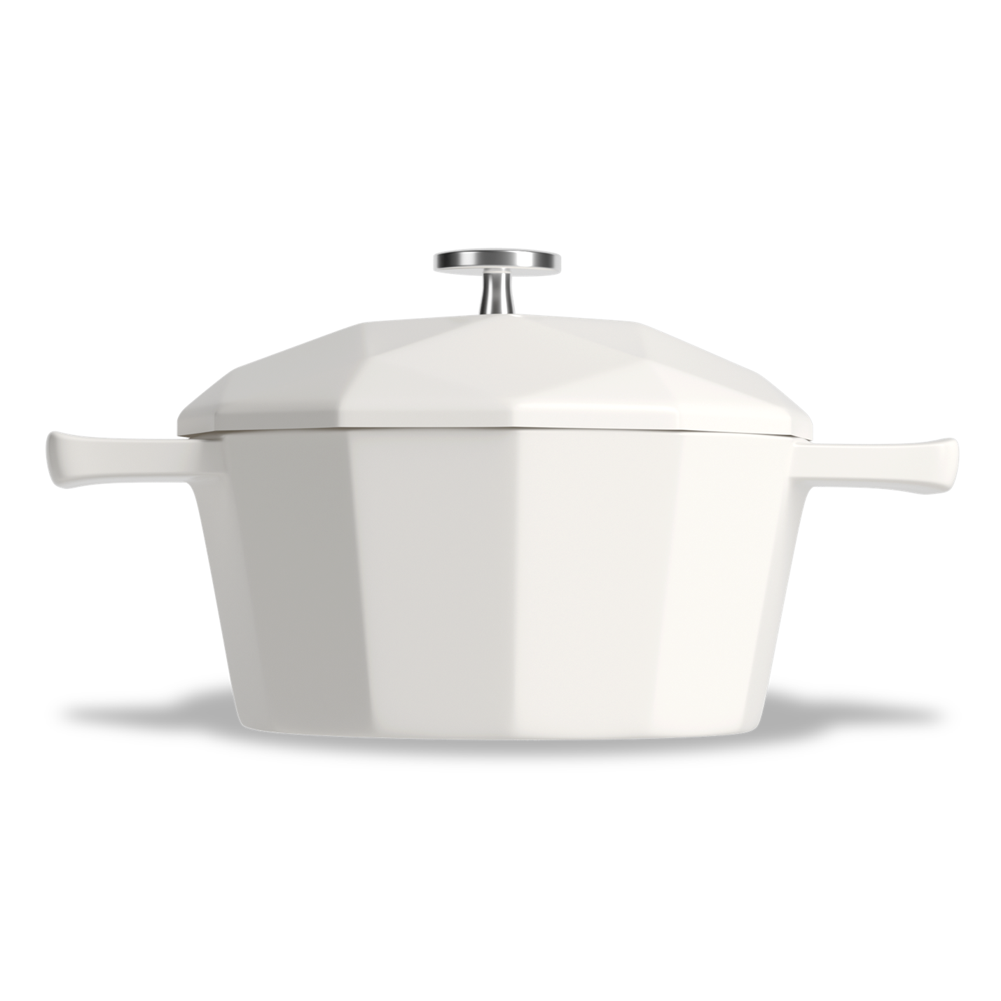 Velosan cast iron enamel pot household soup pot steaming pot white(VE0102c) 1 count