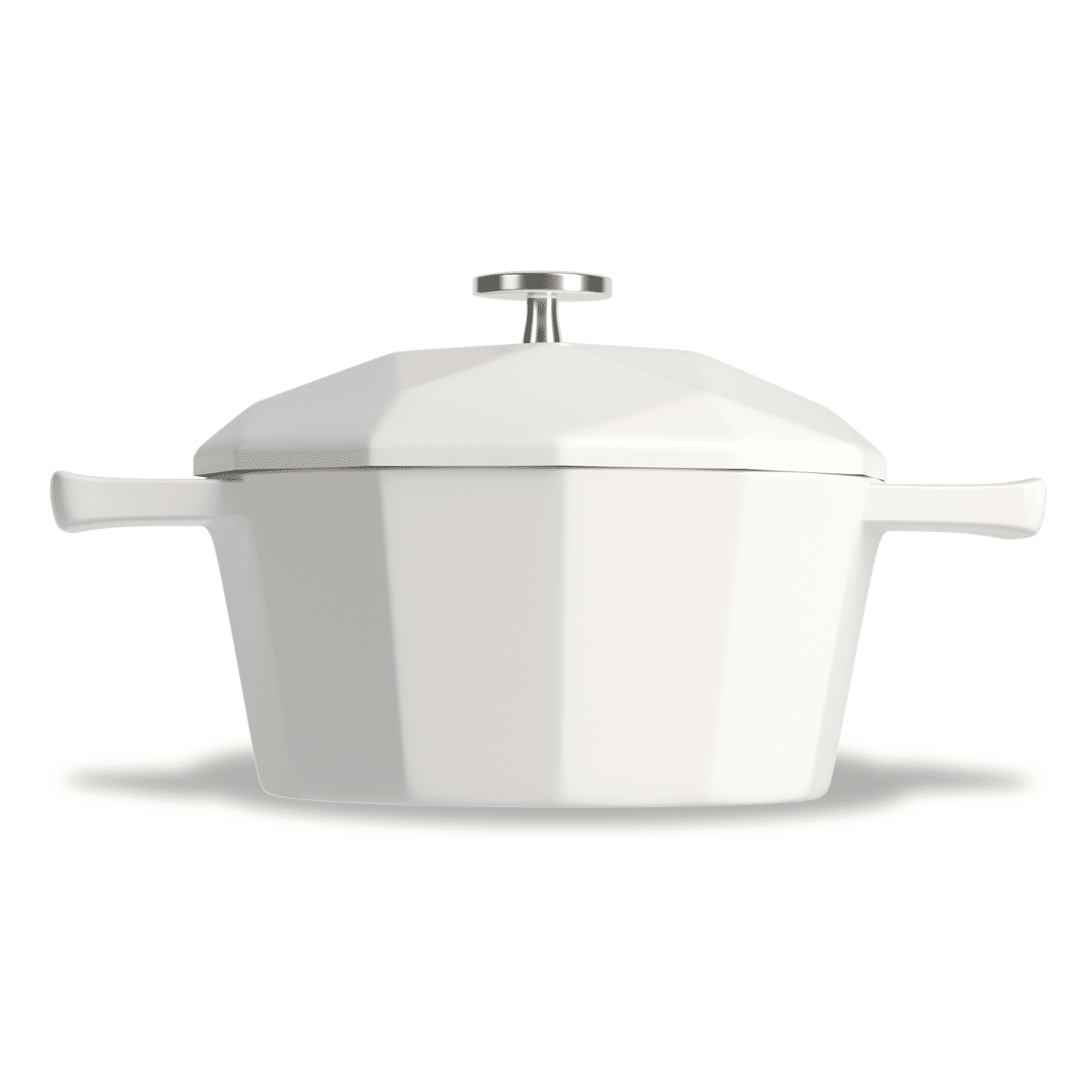 Velosan cast iron enamel pot household soup pot steaming pot white(VE0102c) 1 count