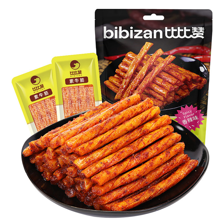 比比赞素牛筋辣条180g*2袋 360 克