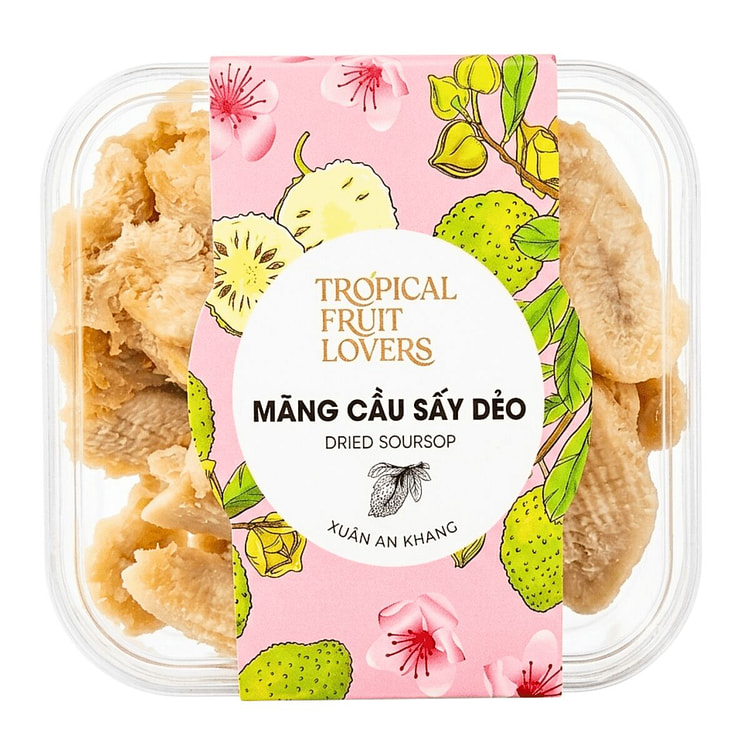 [TROPICAL FRUIT LOVERS] Dried Soursop - 200g 1 each