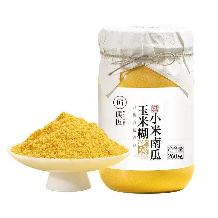 璞匠小米南瓜玉米糊冲饮即食南瓜羹杂粮小米粥早餐代餐 260 克