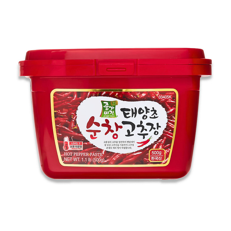 [Jongga Vision] Hot Pepper Paste - 500g 1 each