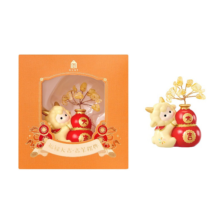 Palace Museum Lucky Goat Figurine 4.7*3.5*5.8cm 1 box