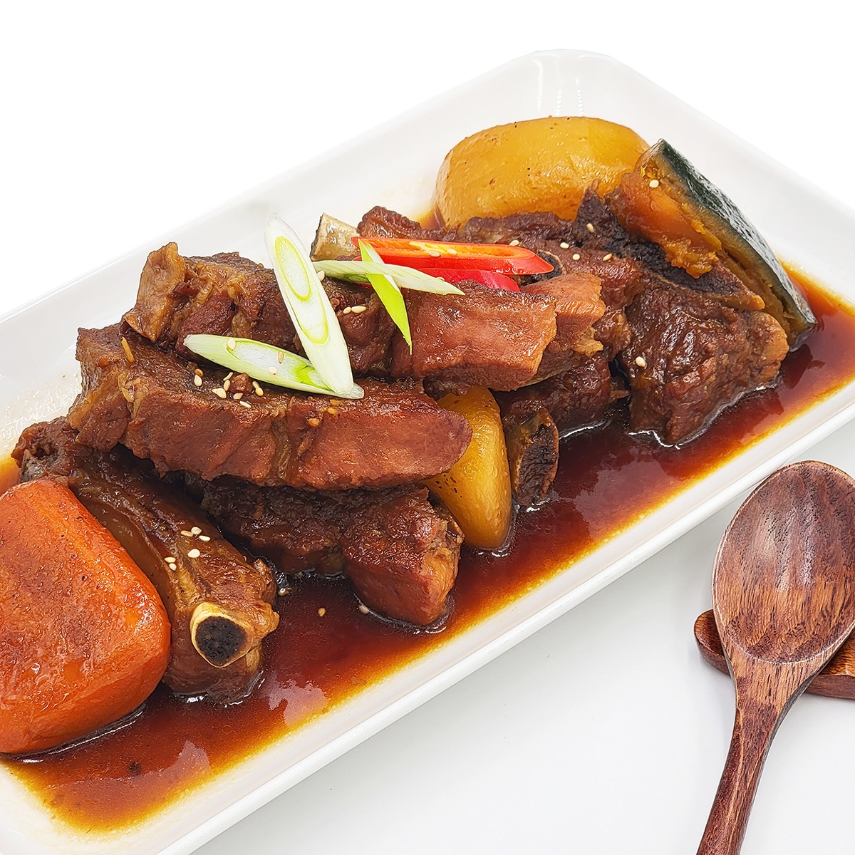 Slow Cooker Galbi Jjim Sauce Galbi Jjim Korean Beef Ribs Slow